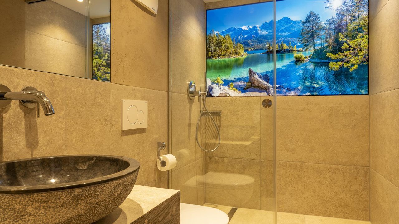Ferienwohnung Adlerhorst Badezimmer-Ferienwohnung Ferienwohnung Adlerhorst Badezimmer-Ferienwohnung